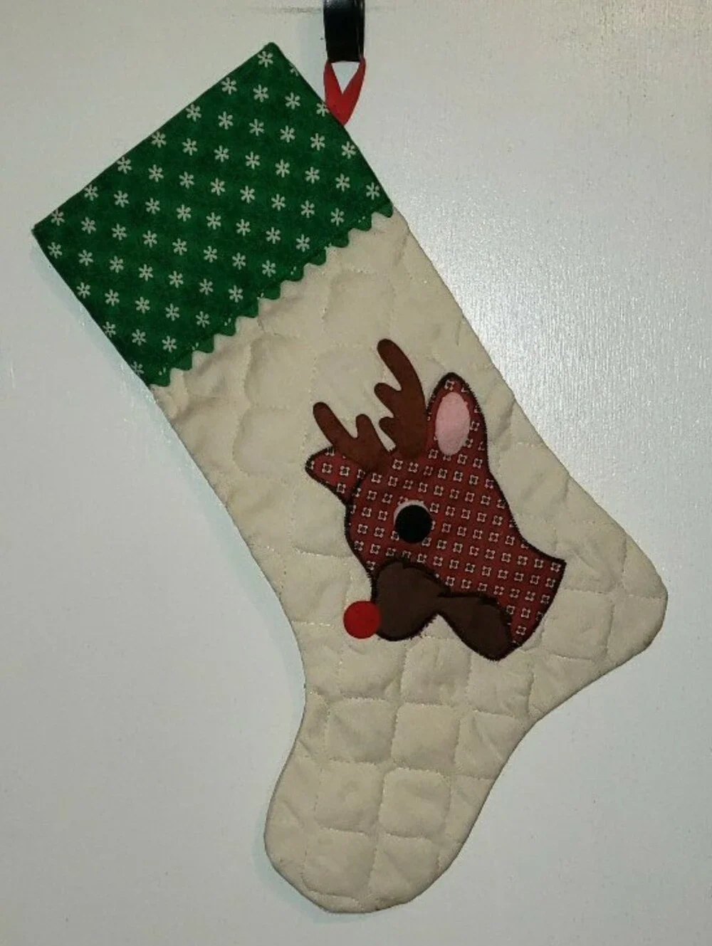 Handmade vintage quilted